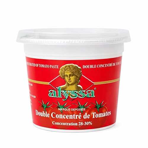 Generic Double Concentrated Tomato Paste 370g, Premium Tomato Paste from Ivory Coast, Rich Thick Tomato Puree, Cooking Base for Sauces, Stews, Soups, Authentic African Tomato Paste Alyssa