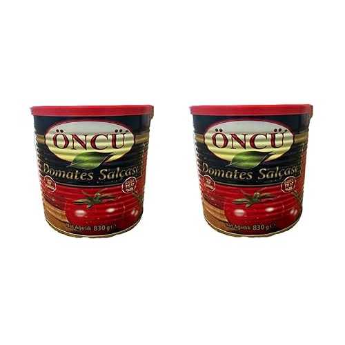 Generic Oncu Domates Salcasi, Double Concentrated Sweet Tomato Paste, 830 gr, Pack of 2