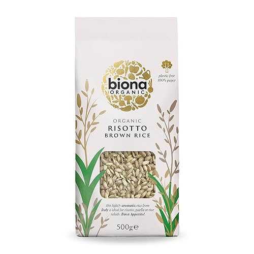 Biona Organic Risotto Rice Brown 500 g (Pack of 6)