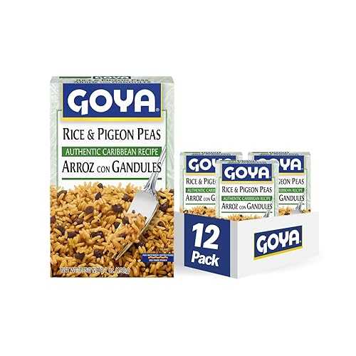 Goya Rice \u0026 Pigeon Peas Arroz con Grandules, 7薬局衡オンス., Pack of 12