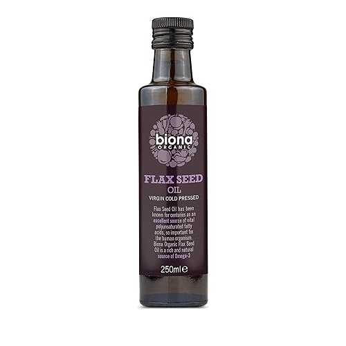 Biona Organic Flax Seed Oil 250ml-4 Pack