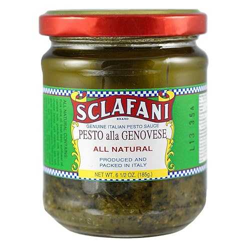 Gus Sclafani Fine Italian Imports Pesto alla Genovese インチ Jars 6.5 Oz Nt Wt ea