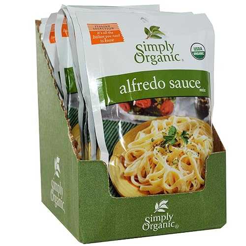 Simply Organic Alfredo Sauce Mix, 12 Packets, 1.48 薬局衡オンス (42 g) Each