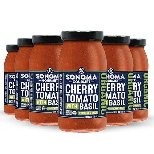 Sonoma Gourmet Sauce Psta Chry Tom Bsil