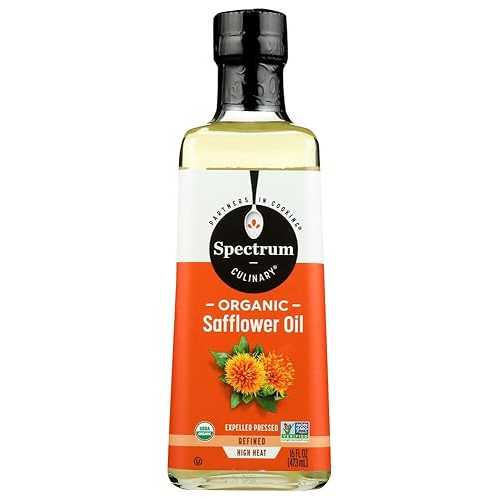 Spectrum Organic Safflower Oil Refined High Heat - 16 fl 薬局衡オンス - 2 pc