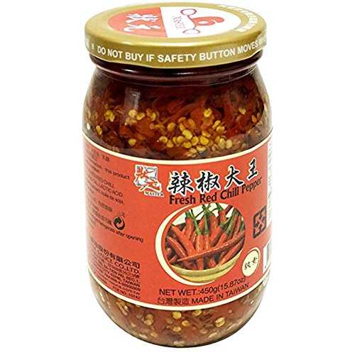 辣椒? Fresh Red Chili Pepper 15.87薬局衡オンス (450g) (Pack of 3) Master Sauce Fresh Red Chili Pepper 15.87薬局衡オンス (450g) (Pack of 3)