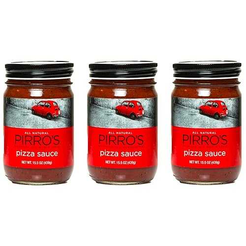 Pirro\u0027s Pizza, All Natural Sauce, 15.5 Ounce (Pack of 3)