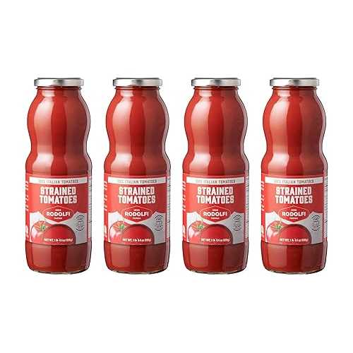 RODOLFI PARMA 1896 Passata - Strained tomatoes Rodolfi 690gr (Pack of 4)