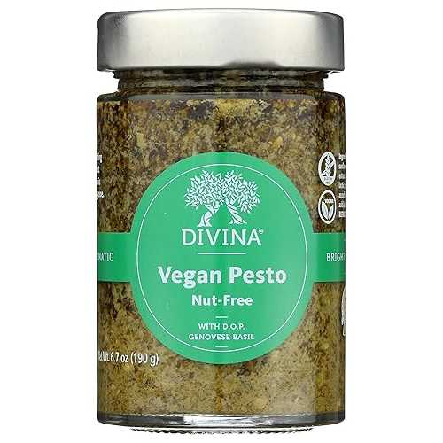 Divina Vegan Pesto, Nut Free, 6.7 Ounces (Pack Of 6)