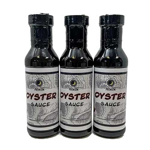 June Moon Spice Company Premium / Oyster Sauce / 3 Pack / Crafted インチ Small Batches