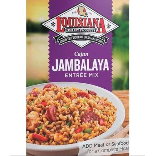 Louisiana Fish Fry Products Cajun Jambalaya Entree Mix, 10 重量ポンド (Pack of 1)