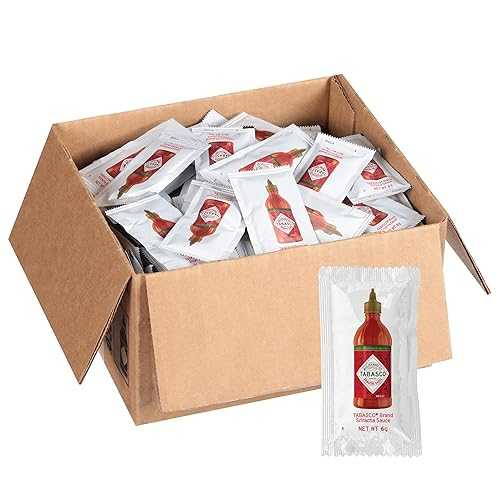 TABASCO Brand Sriracha Sauce Single Serve Packet (0.21 薬局衡オンス Packets, Pack of 200)
