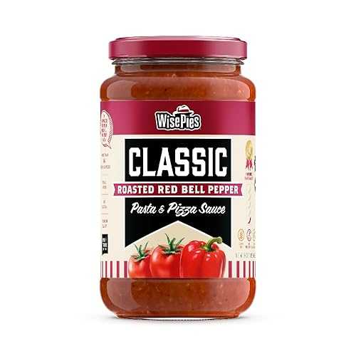 WisePies Pizza Classic Roasted Red Bell Pepper Marinara Sauce