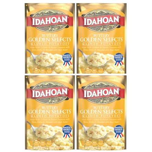 Generic Pack Of 4 Buttery Golden Selects Mashed Potatoes 4.1 薬局衡オンス.