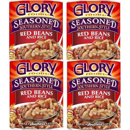 Generic (Pack Of 4) Cans Red Beans with Rice, 15薬局衡オンス.