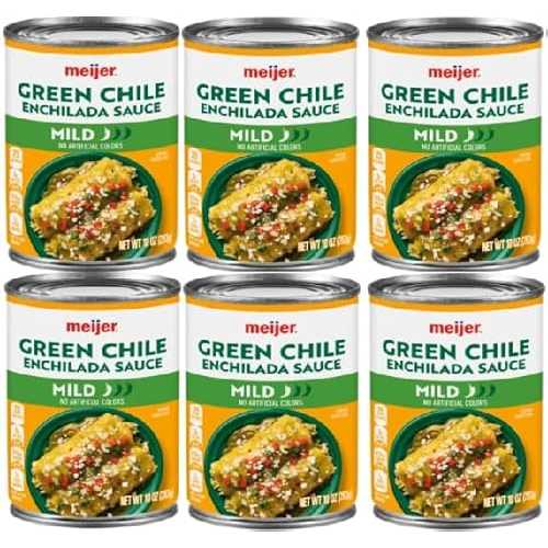 Generic (Pack Of 6 Cans) Green Chili Mild Enchilada Sauce, 10 薬局衡オンス