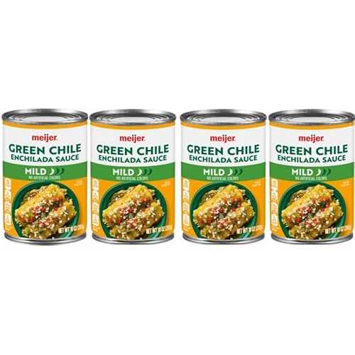 Generic (Pack Of 4 Cans) Green Chili Mild Enchilada Sauce, 10 薬局衡オンス