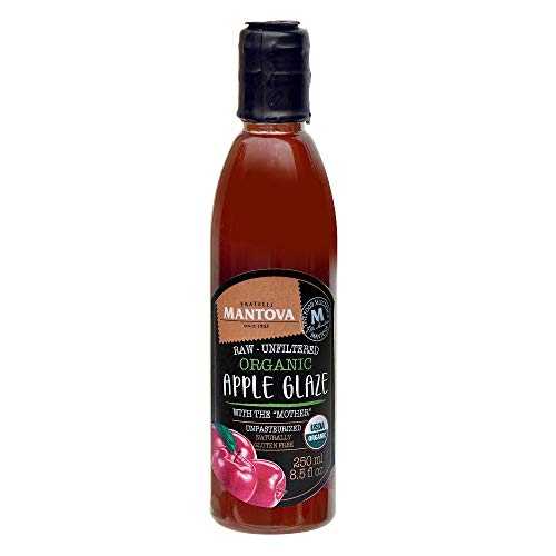 Mantova Organic Unfiltered Apple Cider Vinegar with Mother, Gluten-Free, 6 Count of 8.5 薬局衡オンス, Product of Italy
