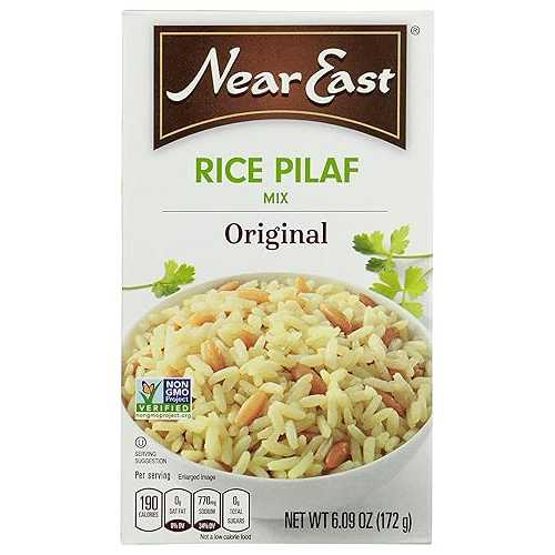 Near East Rice Pilaf Original Mix, Kosher, Non-GMO, 6.09 Ounce (Pack of 12)