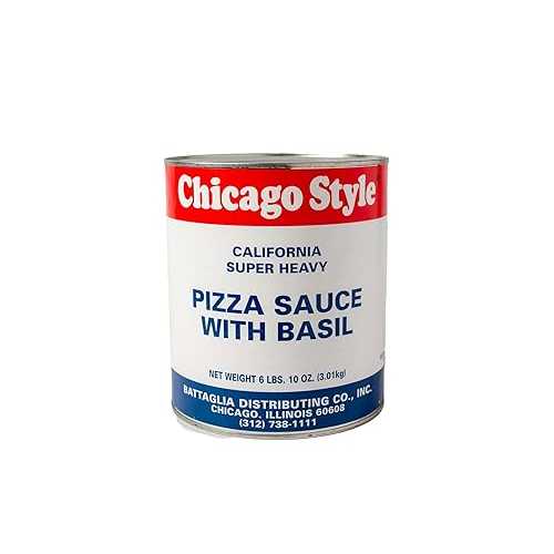 Generic Chicago Style Pizza Sauce With Basil, 106薬局衡オンス
