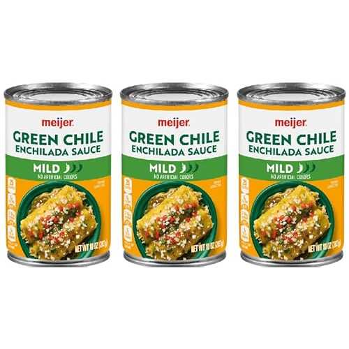 Generic Green Mild Enchilada Sauce (Pack Of 3 Cans) 10 薬局衡オンス. Each Can