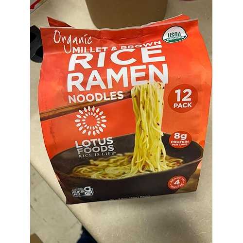 Generic Lotus Foods, Organic Millet \u0026 Brown Rice Ramen, 2.5 薬局衡オンス, 12-Count