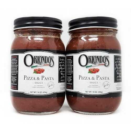 Generic 2 Pack of Pizza and Pasta Sauce Orlondos 16薬局衡オンス Jars All Natural Premium Quality