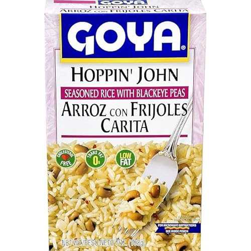 DEMAYA Goya Rice Mix with Blackeye Peas, 7 Ounce (Pack of 12) Hoppin John Seasoned
