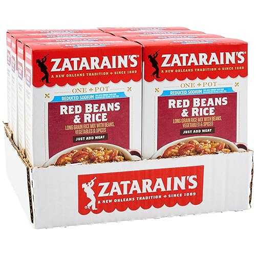 Zatarain\u0027s Reduced Sodium Red Beans \u0026 Rice, 8 薬局衡オンス (Pack of 8)