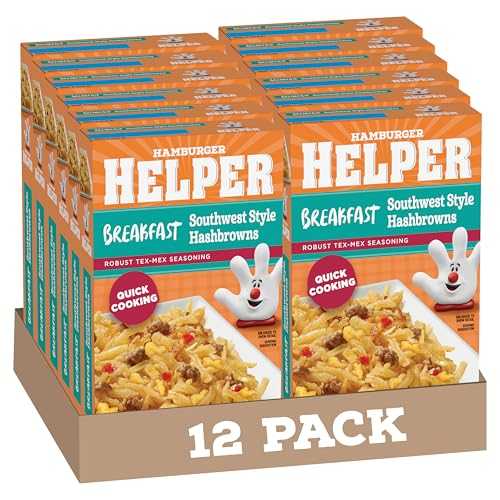 Hamburger Helper BREAKFAST Southwest Style Hashbrowns, 4 薬局衡オンス, 12 per case