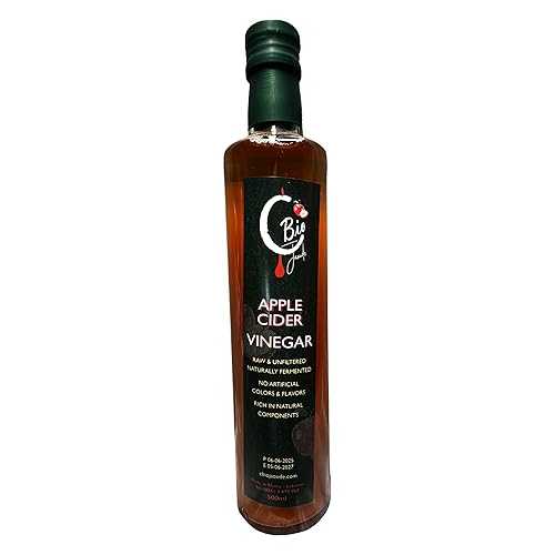 CBio Jaoude C Bio Apple Cider Vinegar 500 ML Raw Unfiltered - Imported Lebanon