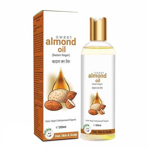 Generic FO Sweet Almond Oil - 200 ml (6.76 fl 薬局衡オンス) / for Hair \u0026 Skin