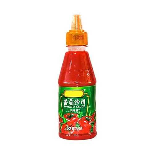 xotoa 250g Squeeze Bottle Tomato Sauce, Sushi \u0026 Fry Dipping Sauce, Home Seasoning, Sweet And Sour, Easy To Control(1 bottle)