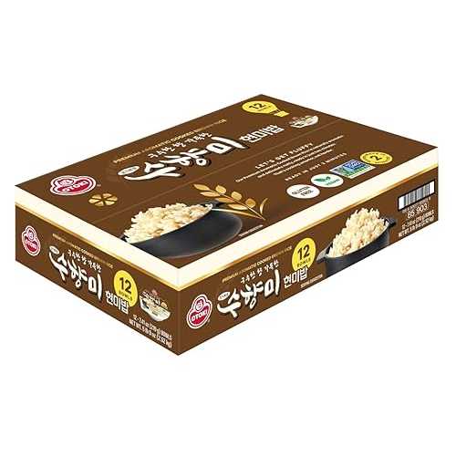 OTOKI Premium Korean Aromatic Cooked Brown Rice Bowls (12 Pack), 7.41 薬局衡オンス Microwave Ready インチ 2 Minutes, Whole Grain Rice Cups, Gluten Free, Vegan, Non-GMO