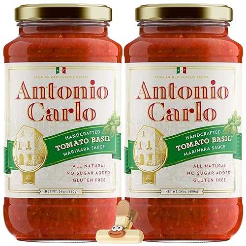 GROVE Antonio Carlo Gourmet Sauce Tomato Basil 24 薬局衡オンス Best Italian Pasta Sauce for Pasta Dishes Antonio Carlo Sauce Gourmet Pasta Sauce 2 Pack Pasta Sauce with bag clips