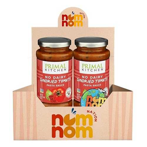 NomNom Nation Primal Kitchen Sauce Herb Tomato Creamy Sundried Tomatoes 2 Pack 15 薬局衡オンス Jars Organic Pasta Sauce Vegan Sauce Vegan Pesto with Refrigerator Magnet