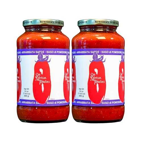 SMT San Merican Tomato Sugo Di Pomodoro Arrabbiata Sauce, 24 薬局衡オンス Jars, 2-Pack