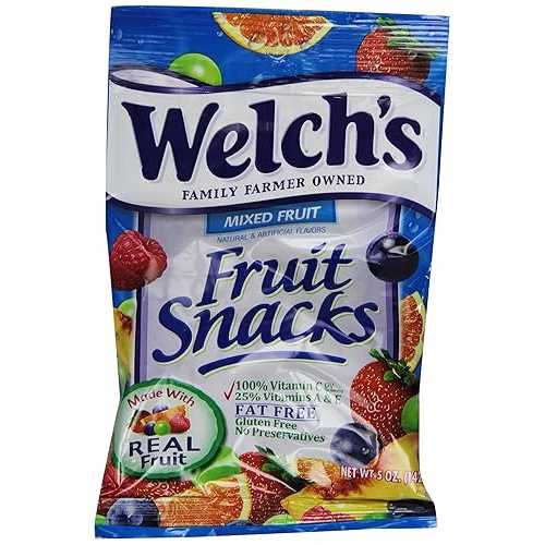 Welch\u0027s Fruit Snacks, Mixed, 5 Ounce (Pack of 12)