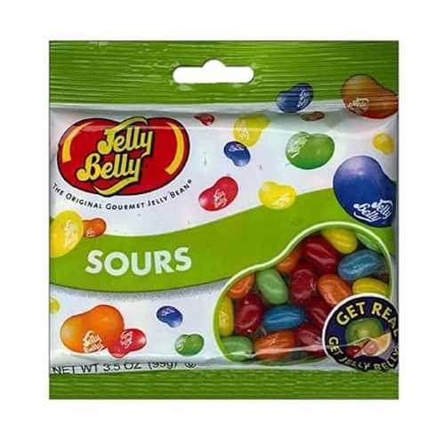 Jelly Belly 66152 3.5 Oz. Jelly Belly Sours Mix 12 Bag Case