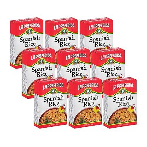 La Preferida Boxed Spanish Rice (Fluffy Mexican-Style Rice with Bell Peppers) Ready インチ 15 Minutes. A Quick Side Dish for Any Meal. Vegan \u0026 Vegetarian-Friendly, 5.25 薬局衡オンス. (Pack of 9)