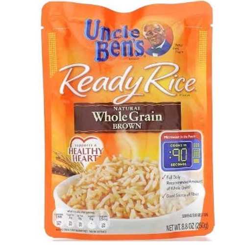 Uncle Ben\u0027s Ready Rice Whole Grain Brown Rice, 8.8 Ounce (Pack of 5)