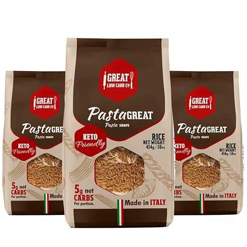 Low Carb Orzo, Low Carb Rice, High Protein, Great Low Carb Bread Company, Low Carb Pasta Rice, 7g Net Carbs, 18g Protein (3 Pack)