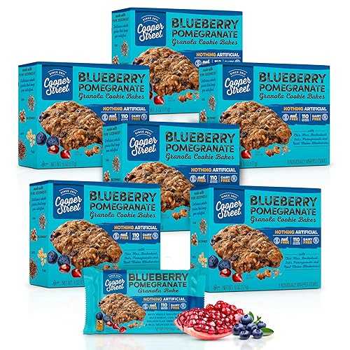 Cooper Street Cookies Chewy Granola Bakes Blueberry Pomegranate, 1 Ounce (36 Count)