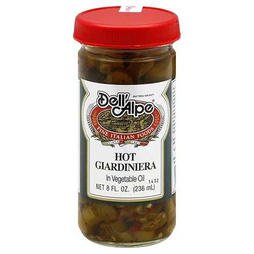Rubinelli Dell Alpe Giardiniera Hot, 8 Oz (Pack Of 12)