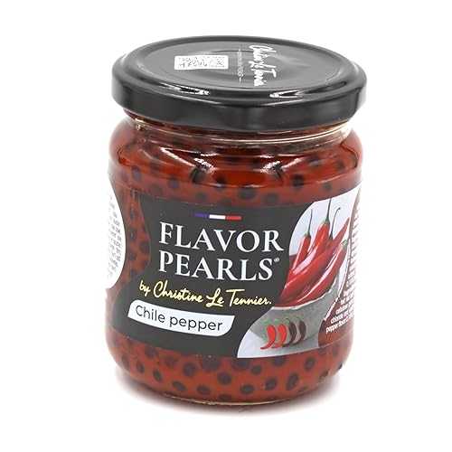 Christine Le Tennier Chili Pepper Flavored Pearls, 7薬局衡オンス Jar/200 G
