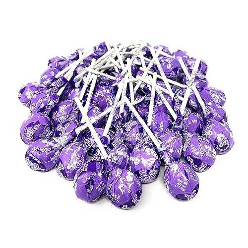 CandyKrave Tootsie Lollipops Limited Edition Wild Black Berry Flavor with Chocolaty Tootsie Center, 2 lbs Individually Wrapped Delicious Gluten Free Hard Candy for Pantry, Birthdays, Easter \u0026 Christmas