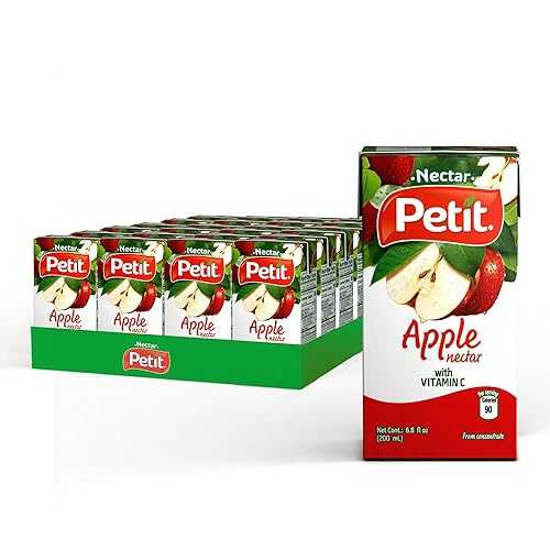 Petit Apple Nectar, 200 ml (Pack of 24) Refreshing Fruit Beverage