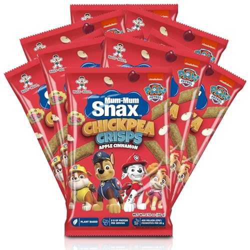 Baby Mum-Mum Mum-Mum Snax Chickpea Crisps, Apple and Cinnamon, 2.12 Ounce (Pack of 8)