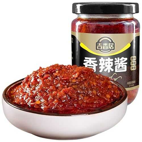 吉香居 香辣? 拌?拌面 火?・擴? Chinese sauce Chinese seasoning Chili sauce Chinese food 358g/ bottle (12.63 薬局衡オンス) XIANWENCHEN Chinese sauce Chinese seasoning Chili sauce Chinese food 358g/ bottle (12.63 薬局衡オンス)