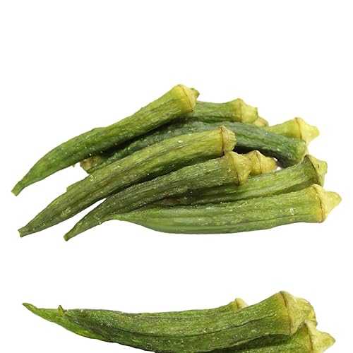 CONSCIOUS SEASONINGS Sea-Salted Fresh Okra Chips - Crispy, Crunchy Snack with a Light Dusting of Salt - No Added Colors or Sugars / Flavorful Treat for Parties and Family Gatherings / 2 Pounds